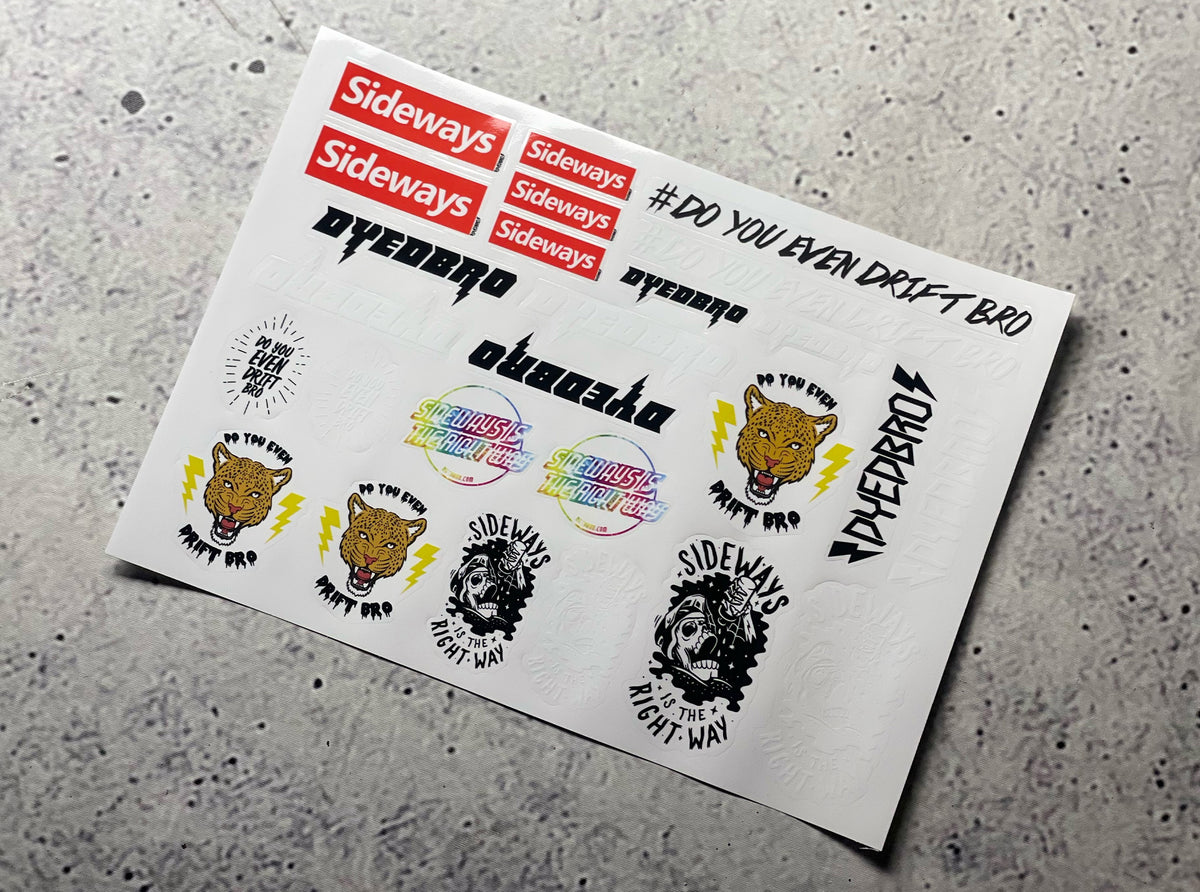 Sideways Sticker Set