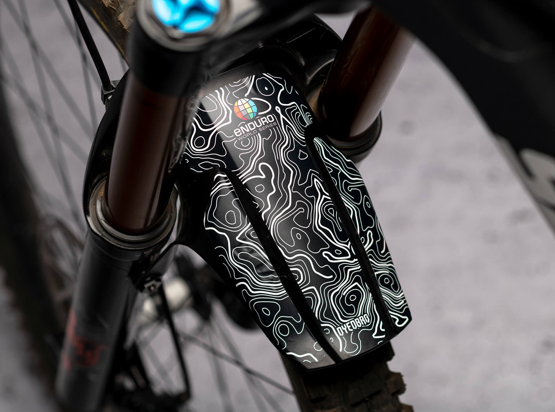 Bike mudguard hot sale sticker